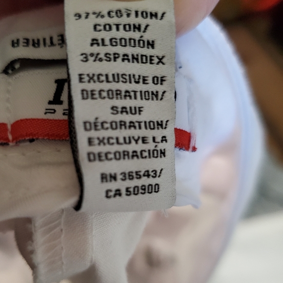 Izod Shorts white sz 14 - Picture 9 of 10